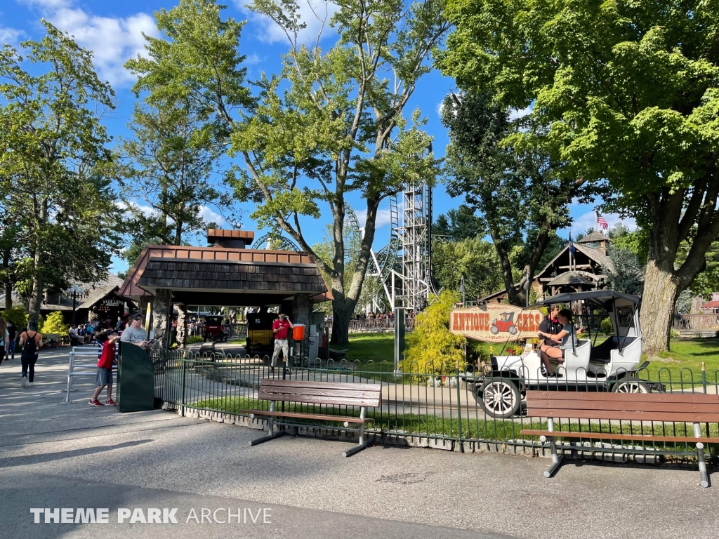 Antique Cars at Canobie Lake Park