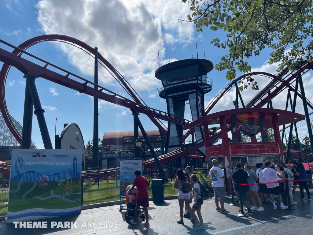 X Flight at Six Flags Great America