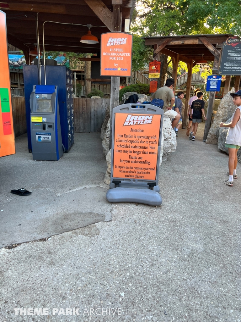 Iron Rattler at Six Flags Fiesta Texas