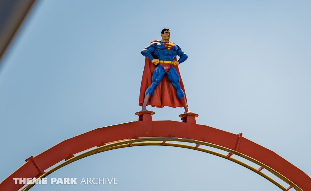 Superman Krypton Coaster at Six Flags Fiesta Texas