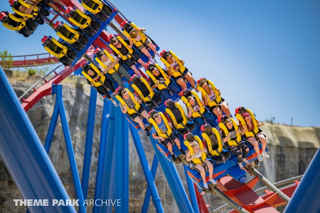 Superman Krypton Coaster at Six Flags Fiesta Texas