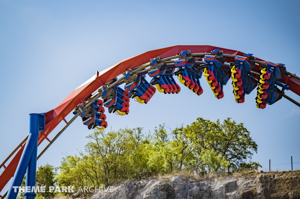 Superman Krypton Coaster at Six Flags Fiesta Texas
