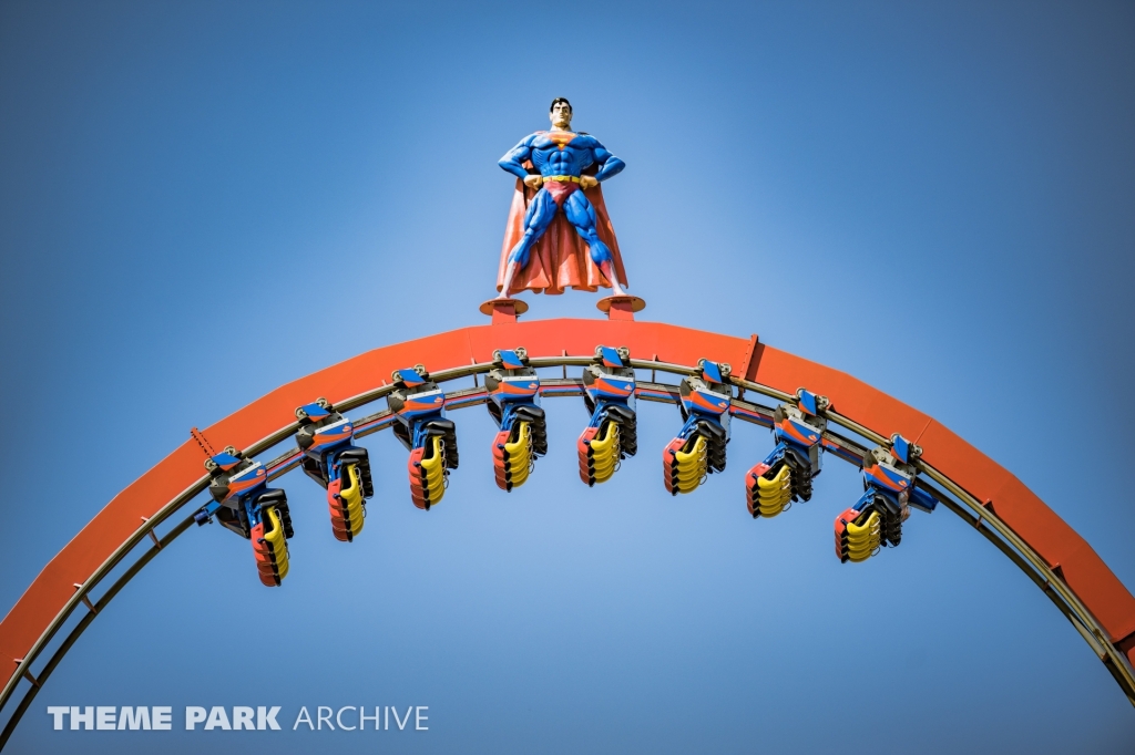 Superman Krypton Coaster at Six Flags Fiesta Texas