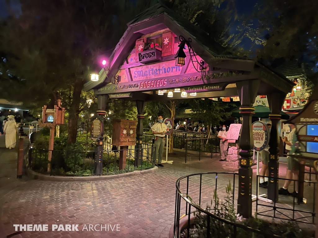 Matterhorn Bobsleds at Disney California Adventure