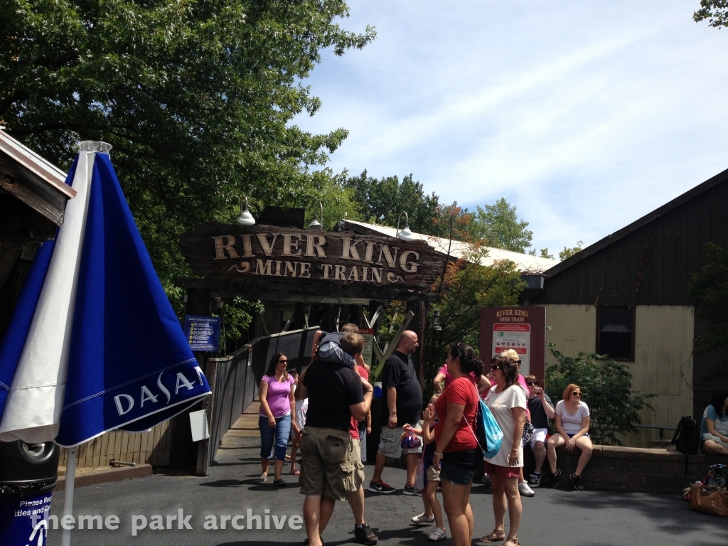 River King Mine Train at Six Flags St. Louis