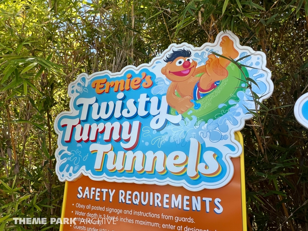 Ernie's Twisty Turns Tunnels at Sesame Place San Diego