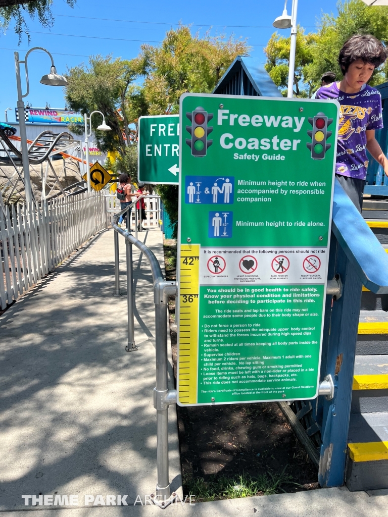 Freeway Coaster at Adventure City