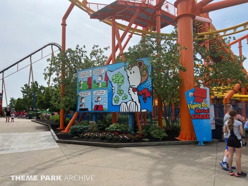 Flying Ace Aerial Chase at Kings Island