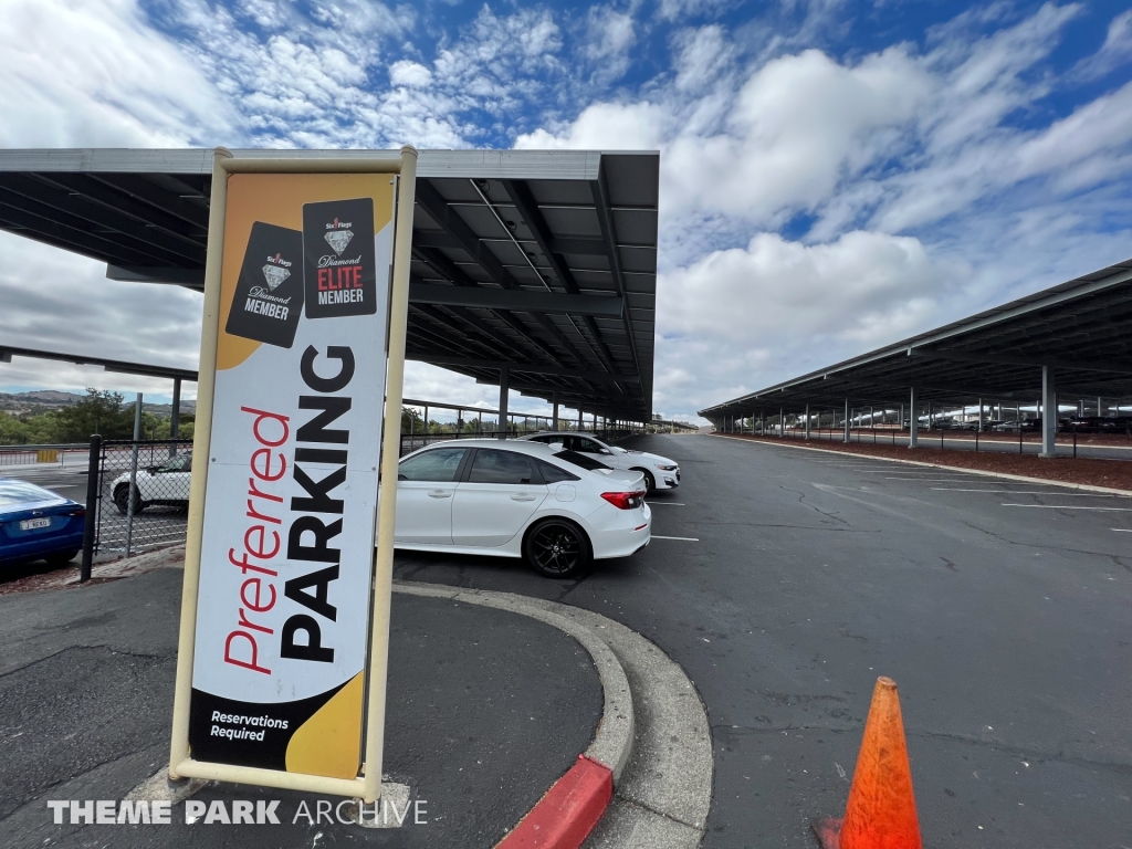 Parking at Six Flags Discovery Kingdom