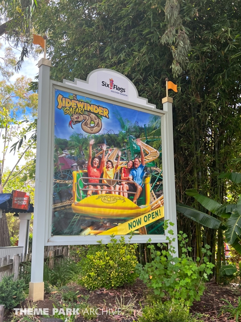 Sidewinder Safari at Six Flags Discovery Kingdom