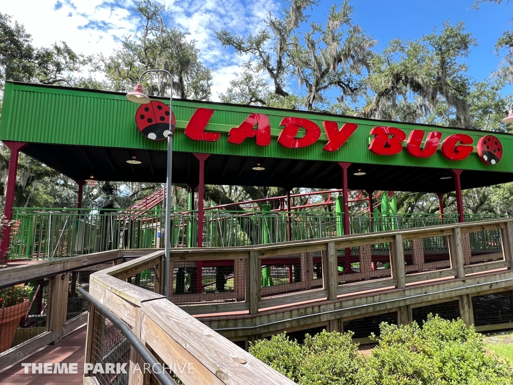 Ladybug Roler Coaster at Carousel Gardens Amusement Park