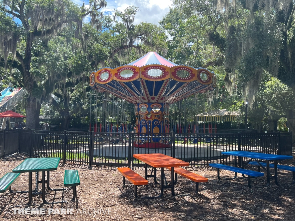 Flying Swings at Carousel Gardens Amusement Park