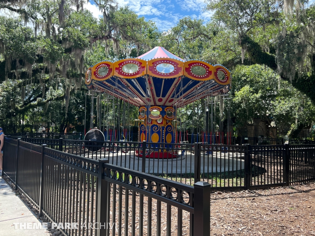 Flying Swings at Carousel Gardens Amusement Park