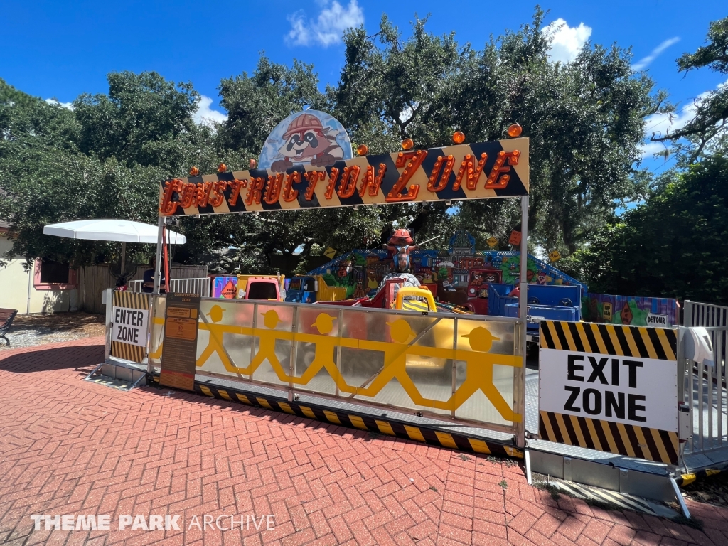 Construction Zone at Carousel Gardens Amusement Park