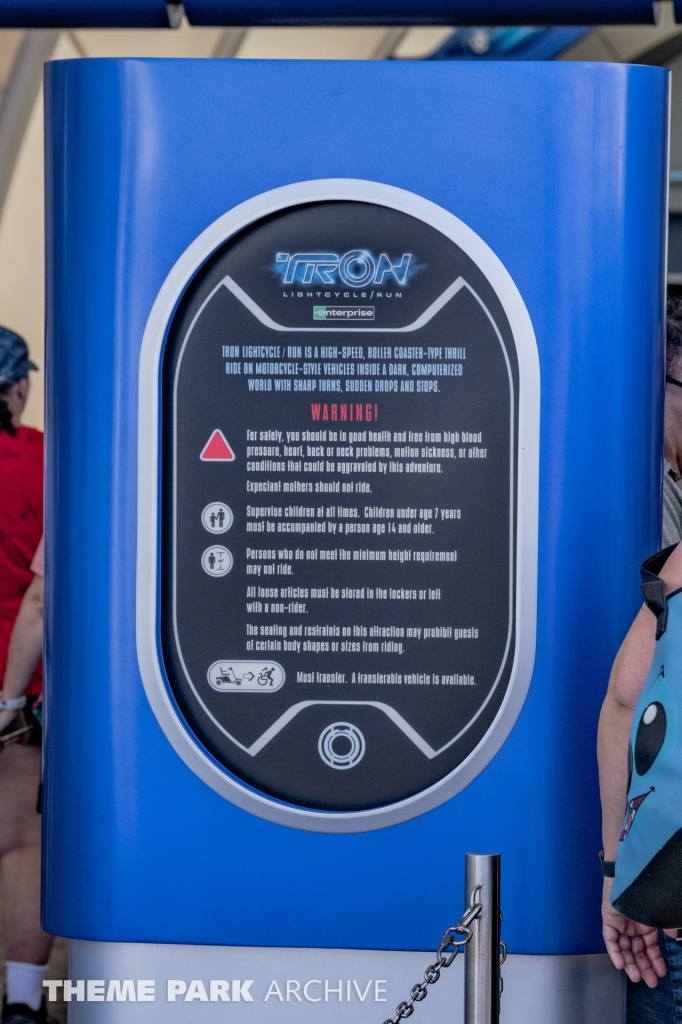 TRON Lightcycle Run at Magic Kingdom