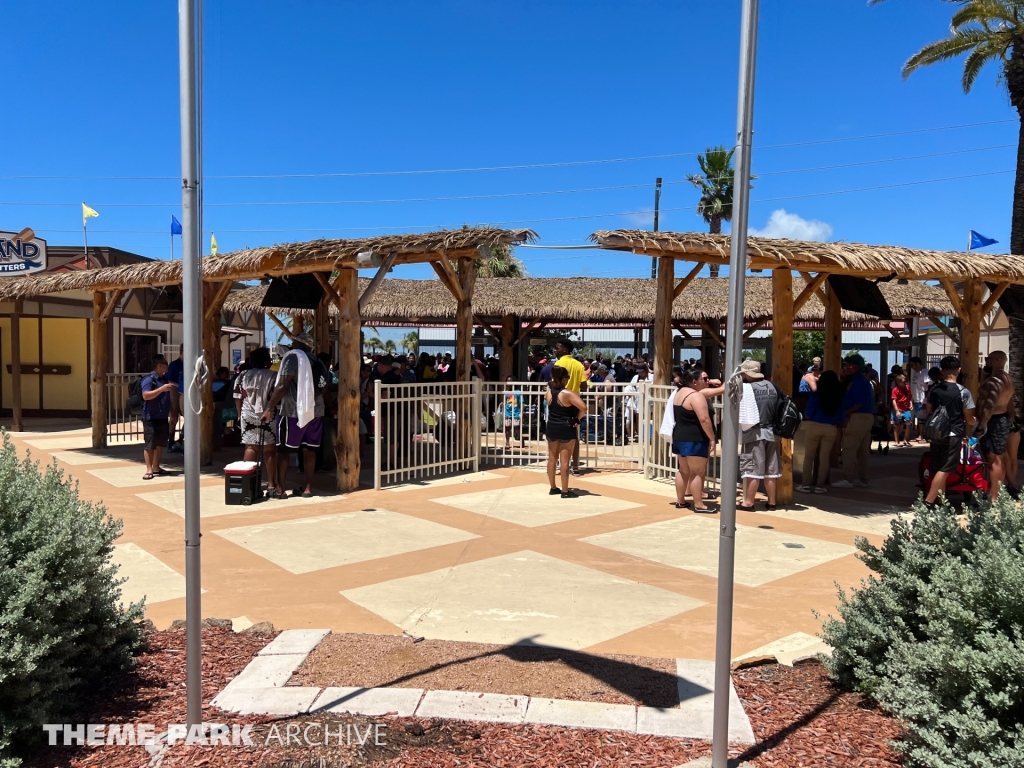 Entrance at Schlitterbahn Galveston Island