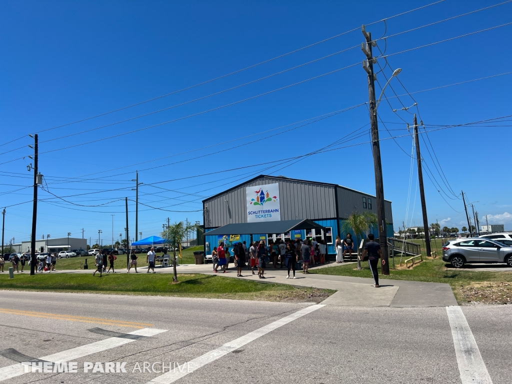 Entrance at Schlitterbahn Galveston Island