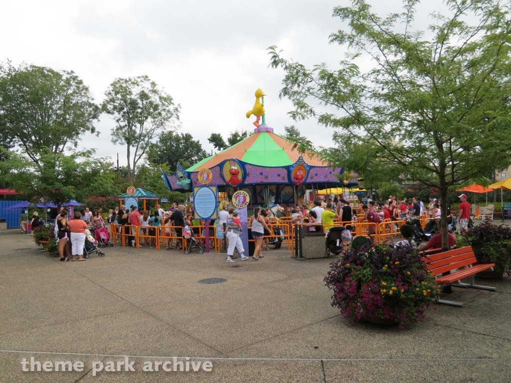 Sunny Day Carousel at Sesame Place Philadelphia