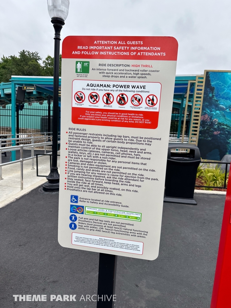 Aquaman: Power Wave at Six Flags Over Texas