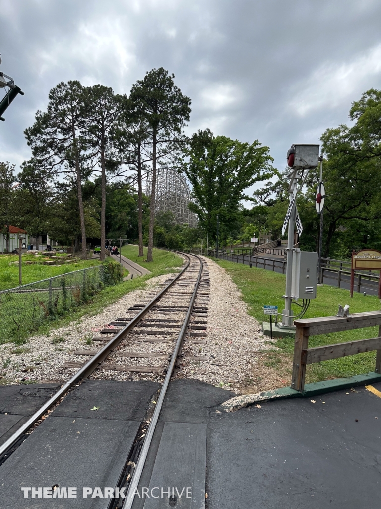 Train at Six Flags Over Texas