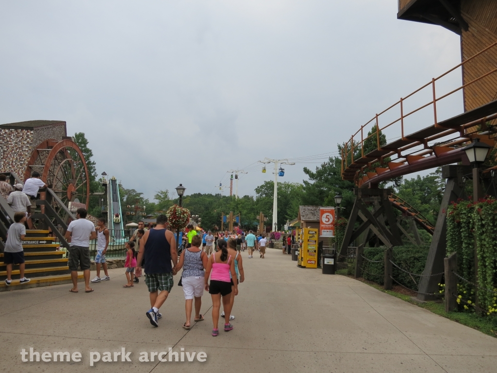 Saw Mill Log Flume at Six Flags Great Adventure