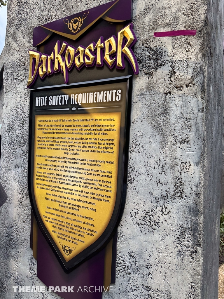 DarKoaster at Busch Gardens Williamsburg