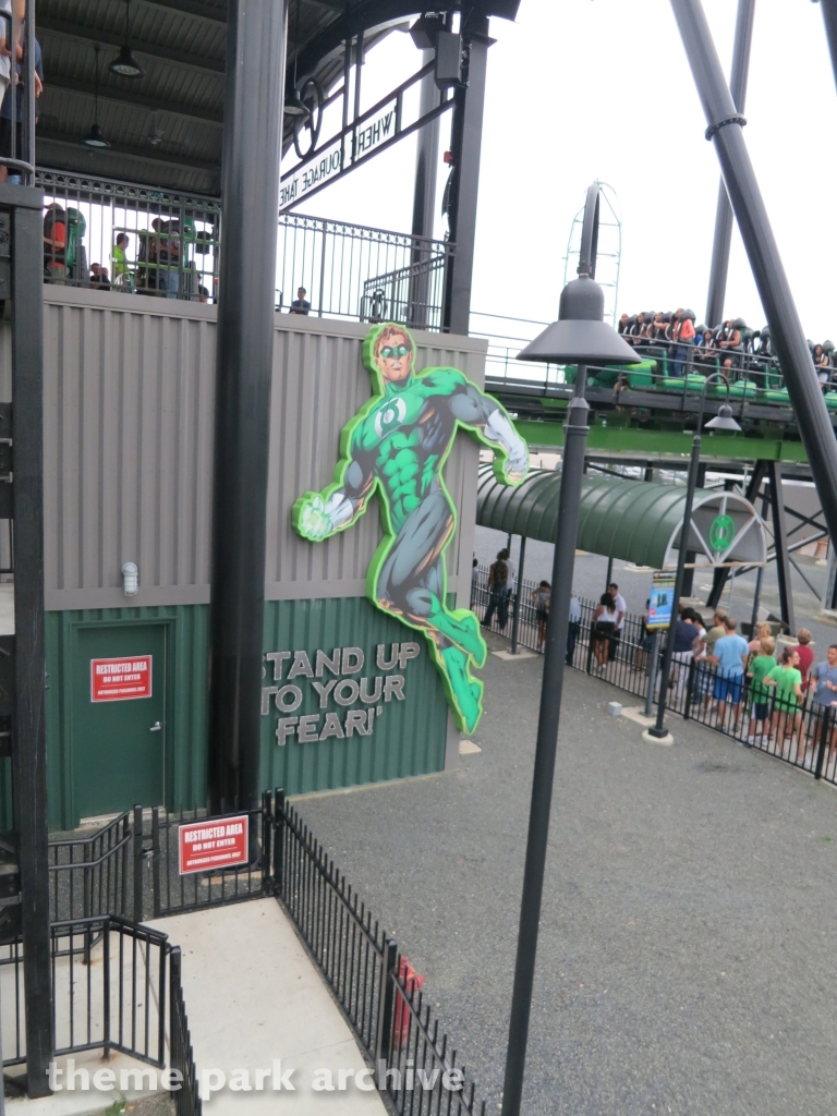Green Lantern at Six Flags Great Adventure