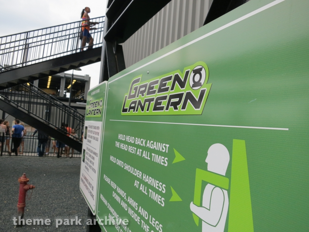 Green Lantern at Six Flags Great Adventure