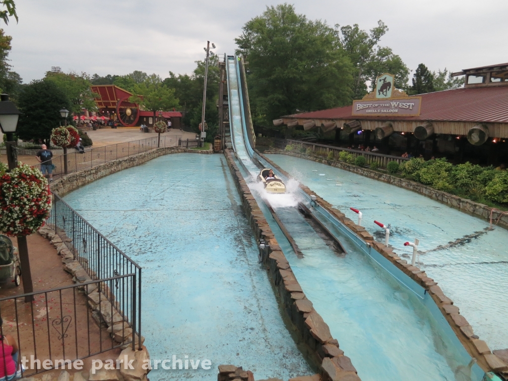 Saw Mill Log Flume at Six Flags Great Adventure