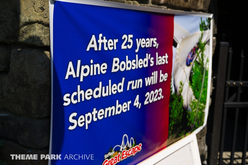 Alpine Bobsled at Great Escape