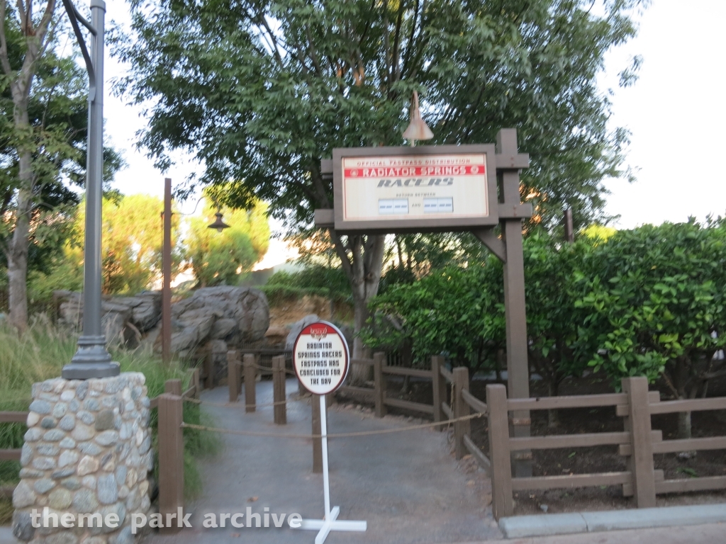 Radiator Springs Racers at Disney California Adventure