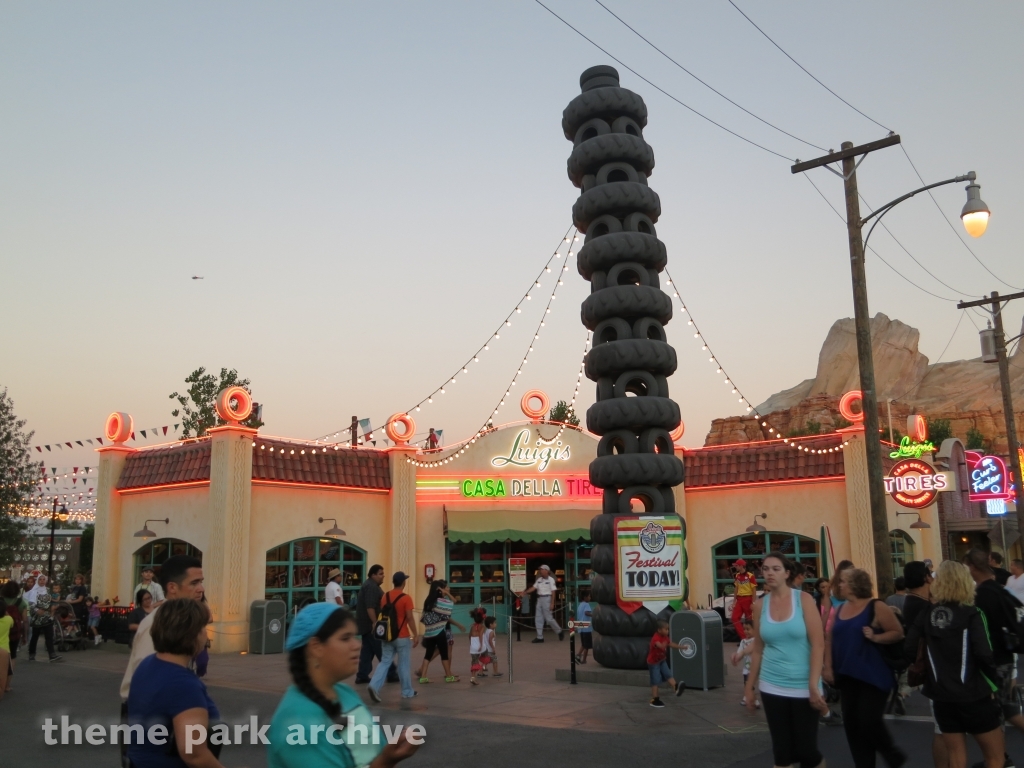 Luigi's Flying Tires at Disney California Adventure