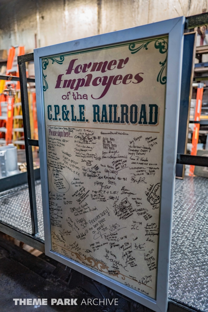 CP & LE Railroad at Cedar Point