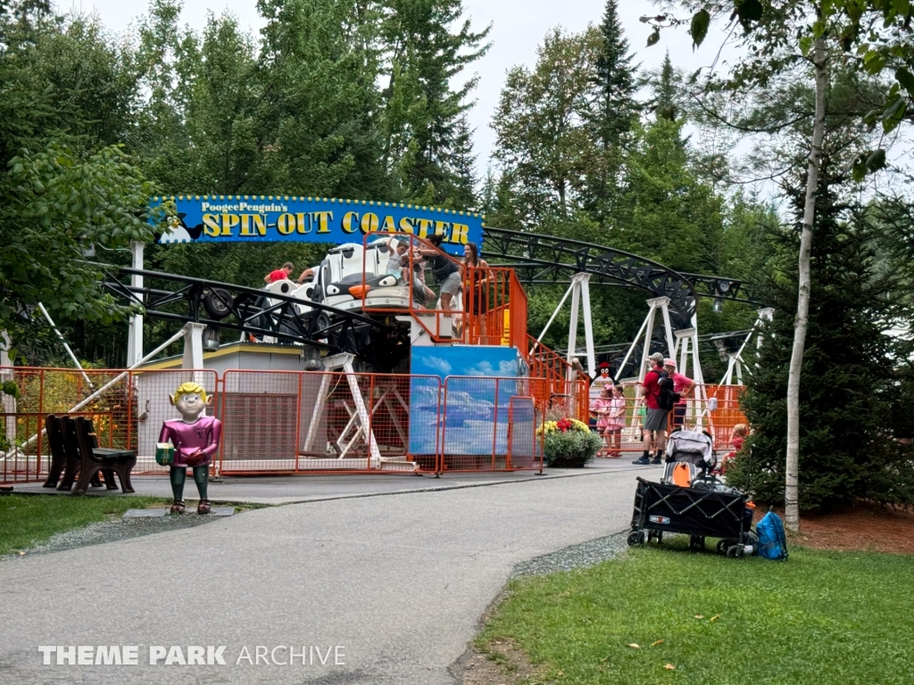 Poogee Penguin's Spin Out Coaster at Santa's Village