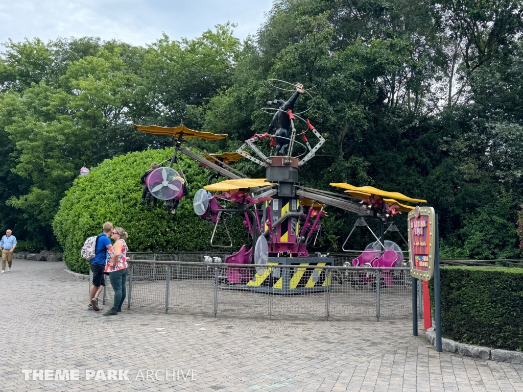 The Flying Bikes at Plopsaland De Panne
