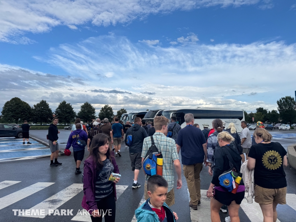 Parking at Plopsaland De Panne