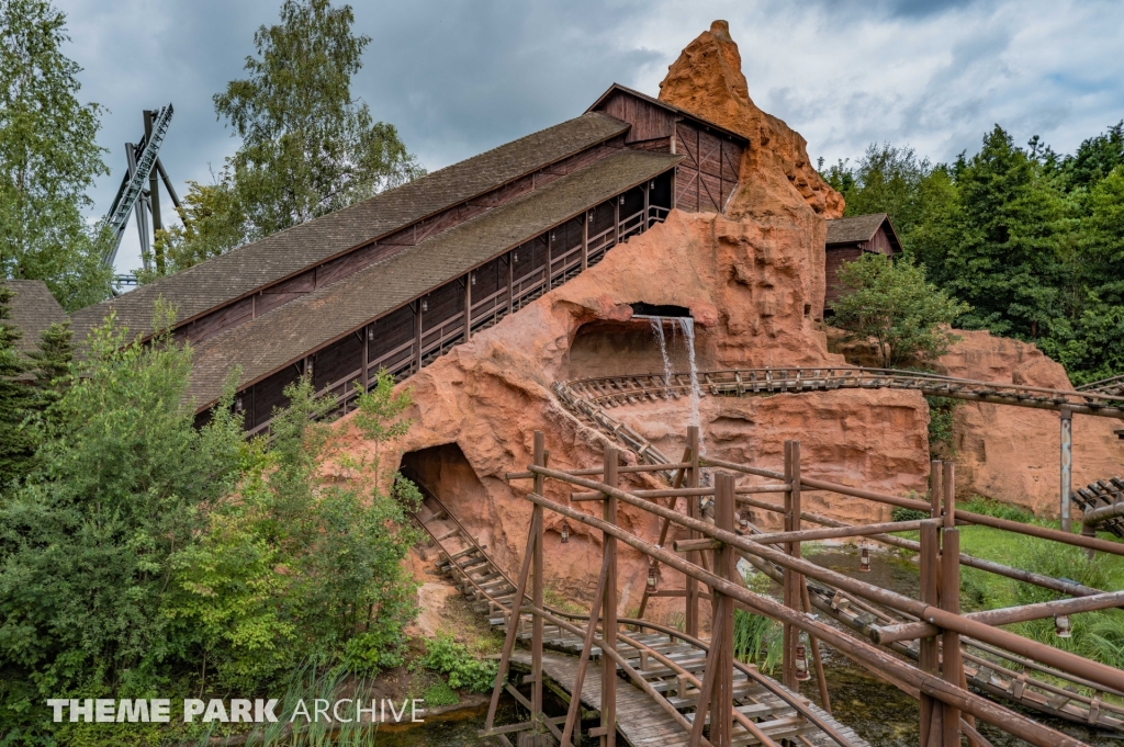 Calamity Mine at Walibi Belgium