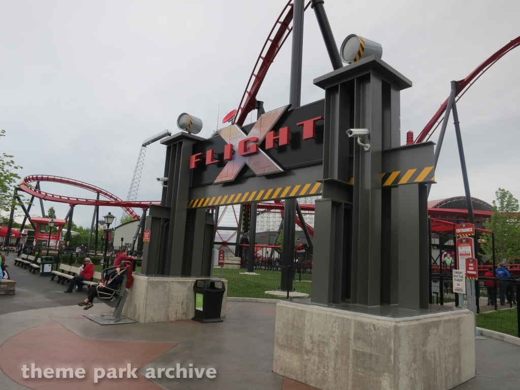 X Flight at Six Flags Great America