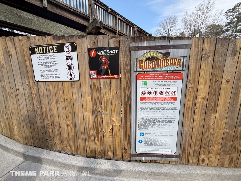 Georgia Gold Rusher at Six Flags Over Georgia