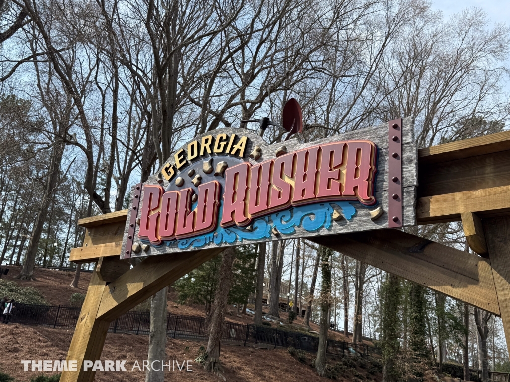 Georgia Gold Rusher at Six Flags Over Georgia
