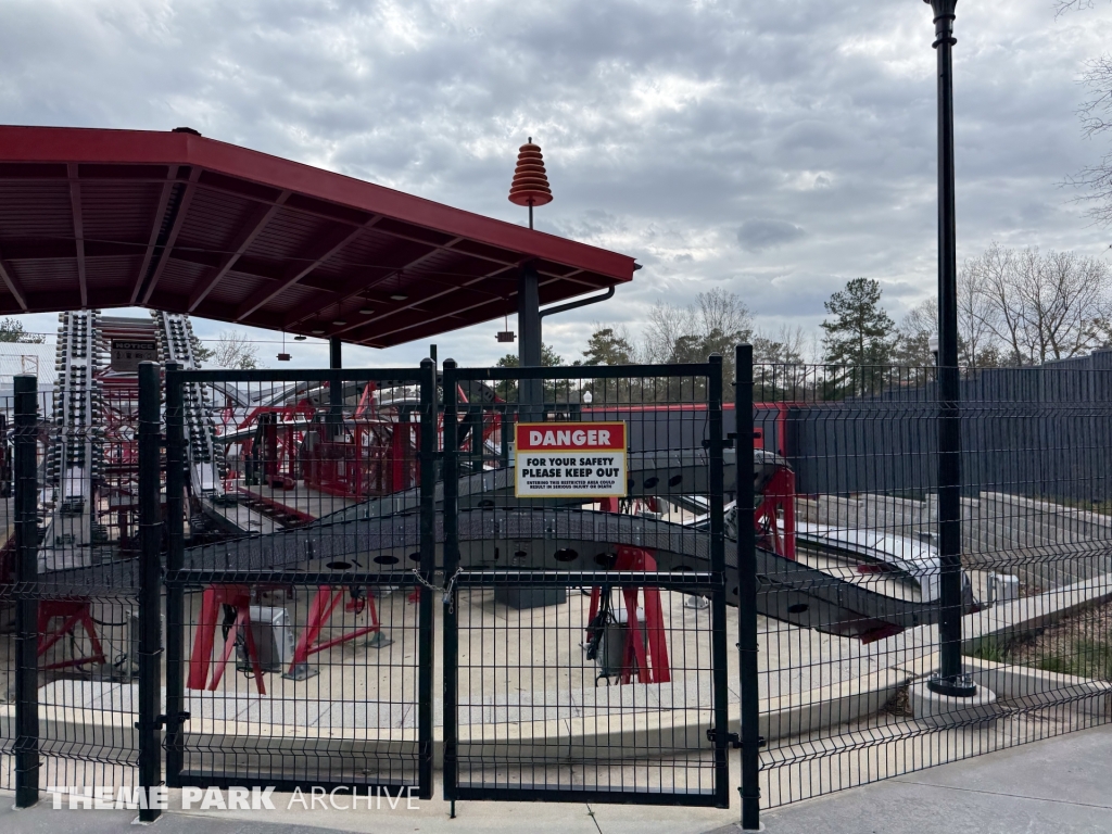 Kid Flash Cosmic Coaster at Six Flags Over Georgia