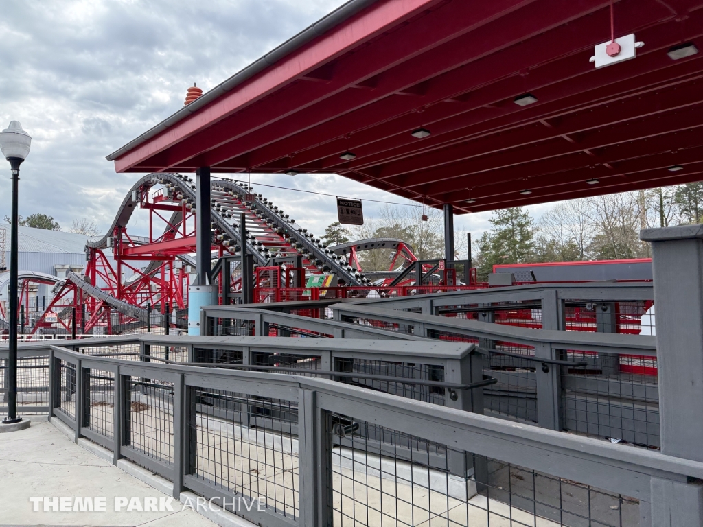 Kid Flash Cosmic Coaster at Six Flags Over Georgia
