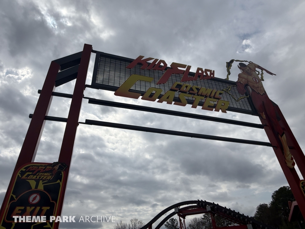 Kid Flash Cosmic Coaster at Six Flags Over Georgia