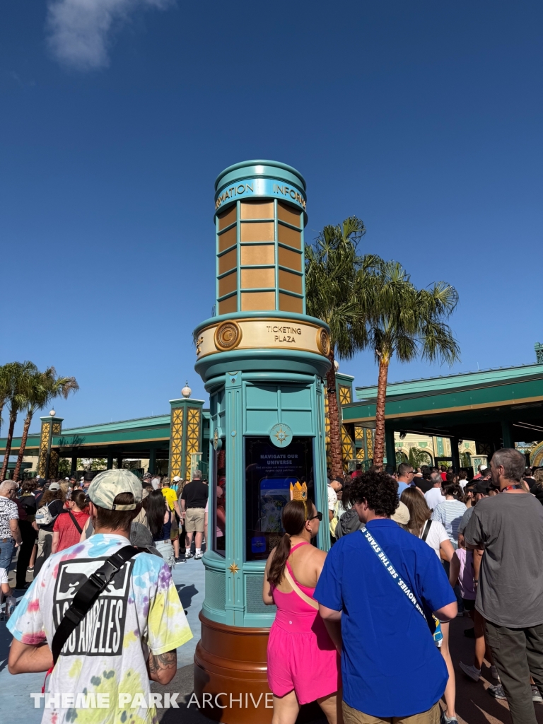 Entrance at Universal Epic Universe