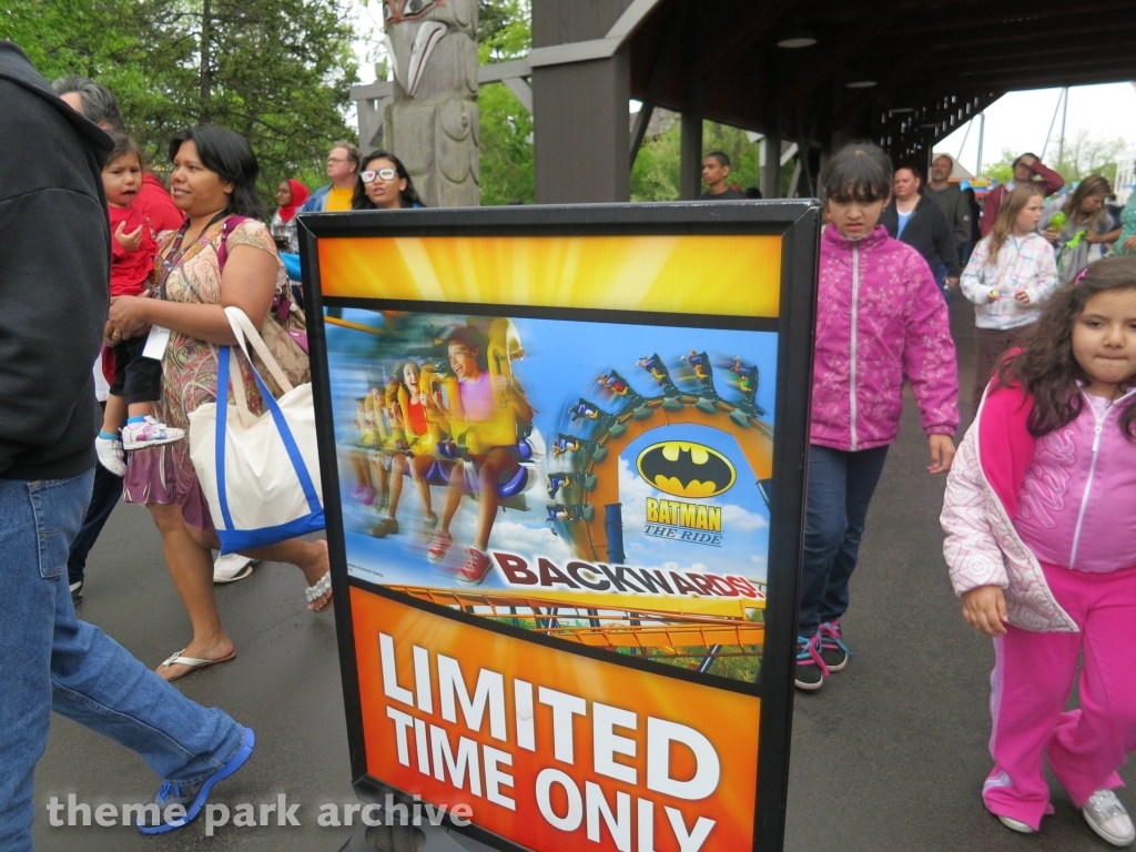 Batman The Ride at Six Flags Great America