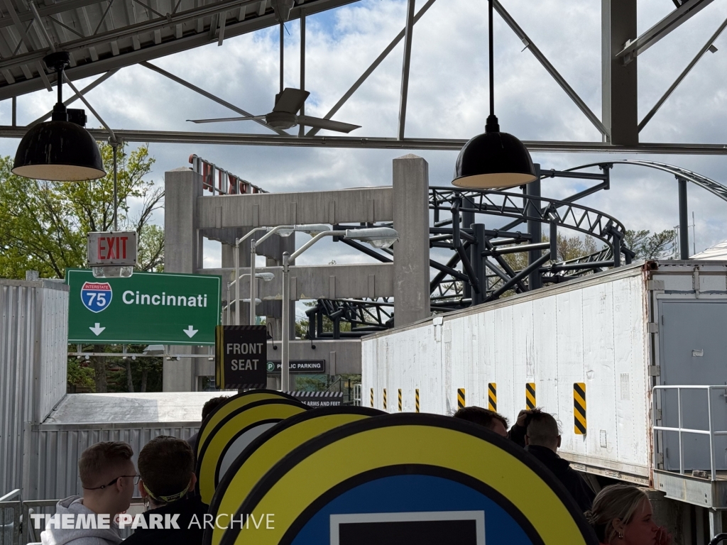Backlot Stunt Coaster at Kings Island
