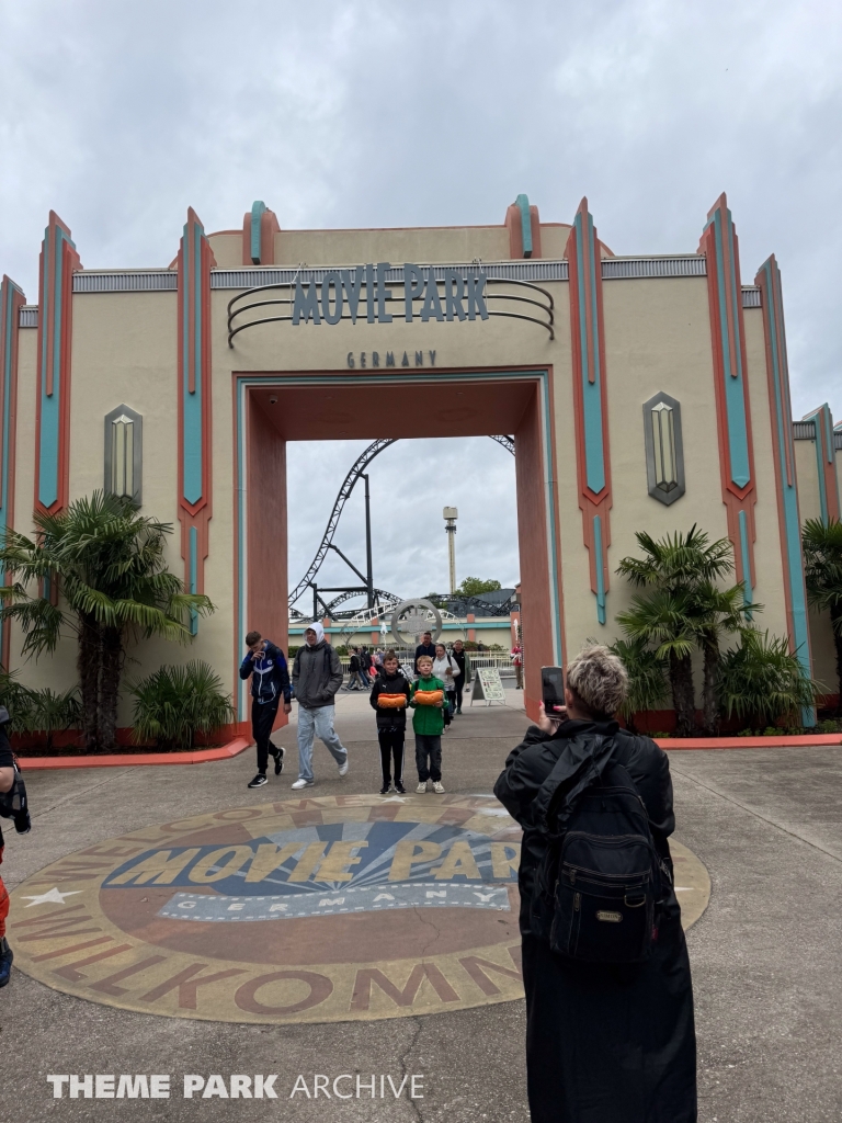 Entrance at Movie Park Germany