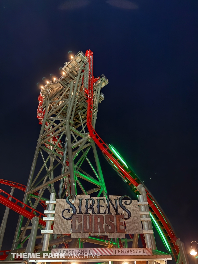 Siren's Curse at Cedar Point