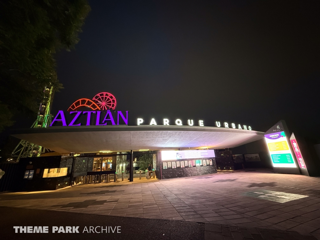Entrance at Aztlán Parque Urbano
