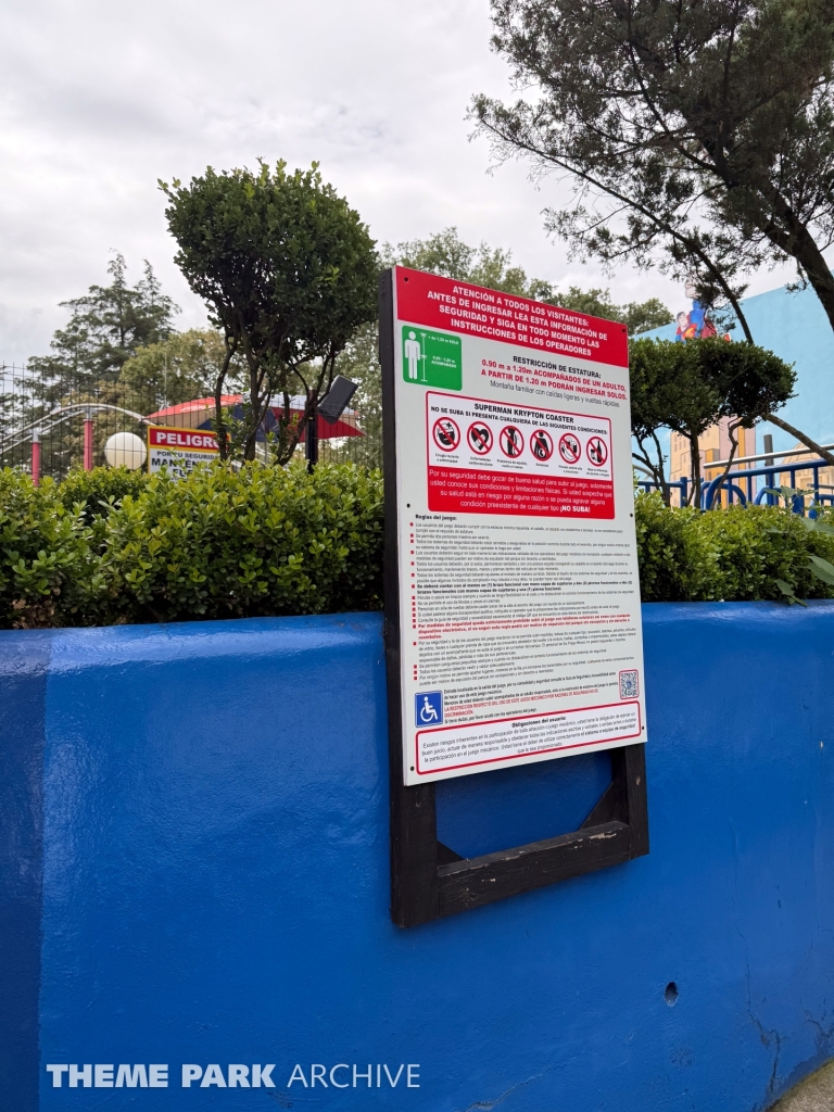Superman Krypton Coaster at Six Flags Mexico